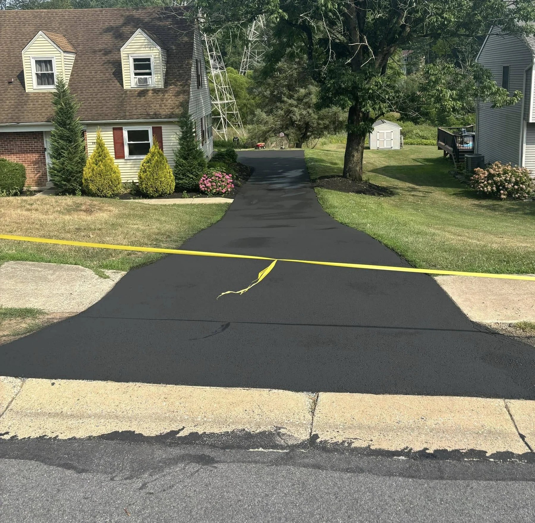 Completed Crouse Sealcoating asphalt project 5