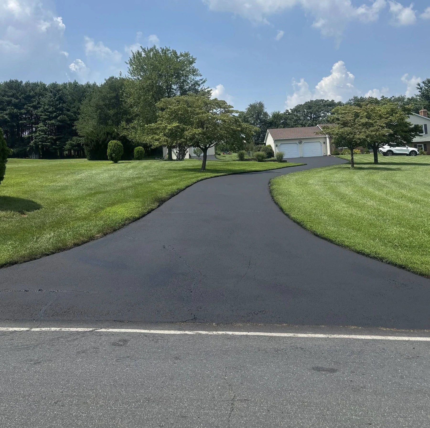 Completed Crouse Sealcoating asphalt project 23